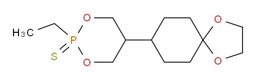 5-{1,4-dioxaspiro[4.5]decan-8-yl}-2-ethyl-1,3,2lambda5-dioxaphosphinane-2-thione