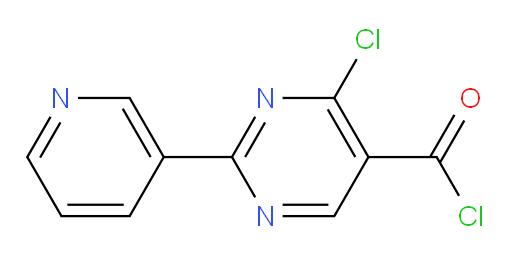 4-chloro-2-(pyridin-3-yl)pyrimidine-5-carbonyl chloride
