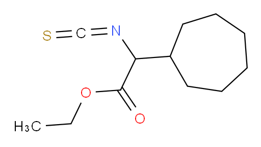 ethyl 2-cycloheptyl-2-isothiocyanatoacetate