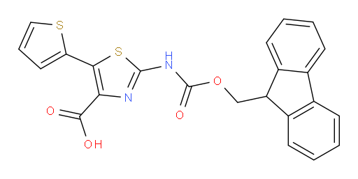 2-({[(9H-fluoren-9-yl)methoxy]carbonyl}amino)-5-(thiophen-2-yl)-1,3-thiazole-4-carboxylic acid