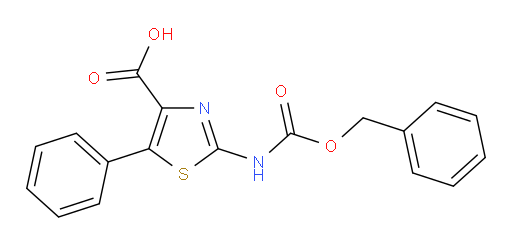 2-{[(benzyloxy)carbonyl]amino}-5-phenyl-1,3-thiazole-4-carboxylic acid