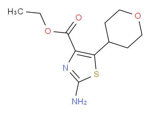 ethyl 2-amino-5-(oxan-4-yl)-1,3-thiazole-4-carboxylate
