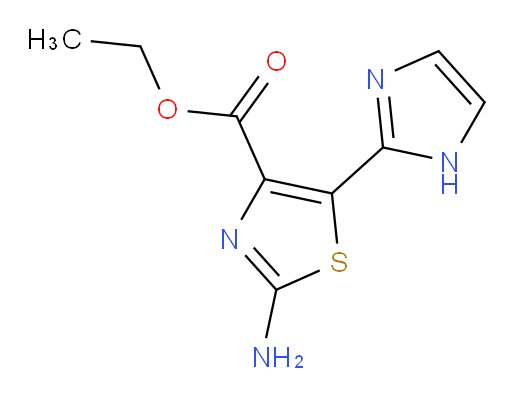 ethyl 2-amino-5-(1H-imidazol-2-yl)-1,3-thiazole-4-carboxylate