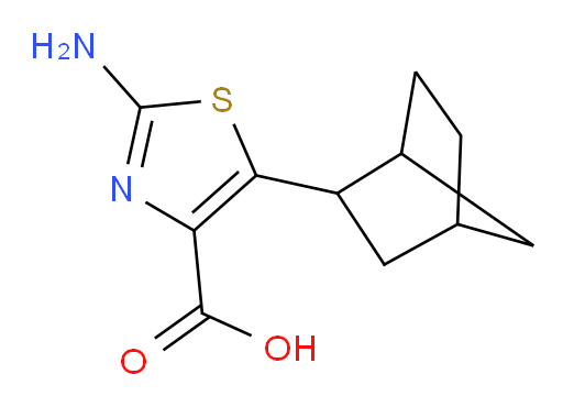 2-amino-5-{bicyclo[2.2.1]heptan-2-yl}-1,3-thiazole-4-carboxylic acid