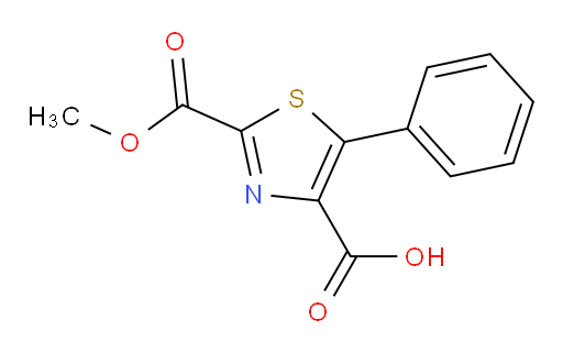 2-(methoxycarbonyl)-5-phenyl-1,3-thiazole-4-carboxylic acid