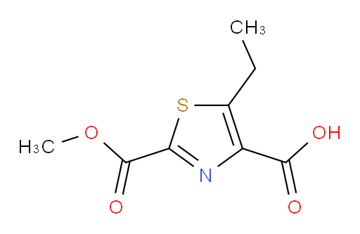 5-ethyl-2-(methoxycarbonyl)-1,3-thiazole-4-carboxylic acid