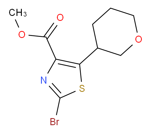 methyl 2-bromo-5-(oxan-3-yl)-1,3-thiazole-4-carboxylate
