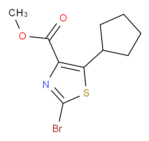 methyl 2-bromo-5-cyclopentyl-1,3-thiazole-4-carboxylate