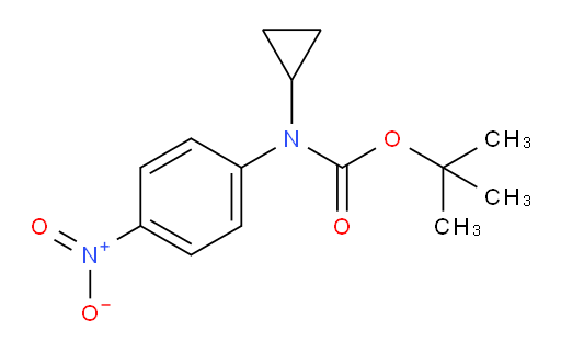 tert-butyl N-cyclopropyl-N-(4-nitrophenyl)carbamate