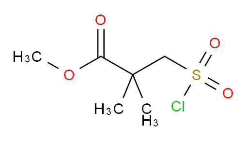 methyl 3-(chlorosulfonyl)-2,2-dimethylpropanoate