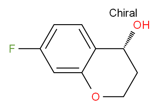 (4R)-7-fluoro-3,4-dihydro-2H-1-benzopyran-4-ol