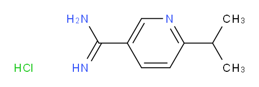 6-(propan-2-yl)pyridine-3-carboximidamide hydrochloride