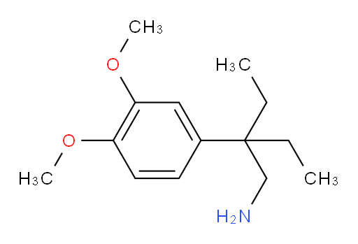 4-[3-(aminomethyl)pentan-3-yl]-1,2-dimethoxybenzene