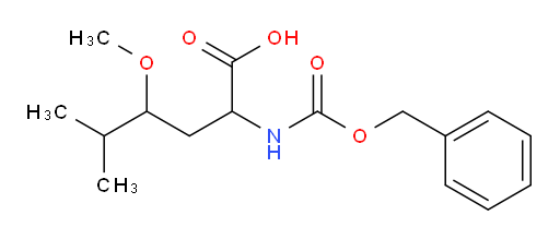 2-{[(benzyloxy)carbonyl]amino}-4-methoxy-5-methylhexanoic acid
