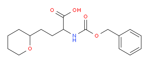 2-{[(benzyloxy)carbonyl]amino}-4-(oxan-2-yl)butanoic acid