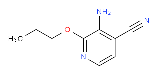 3-amino-2-propoxypyridine-4-carbonitrile