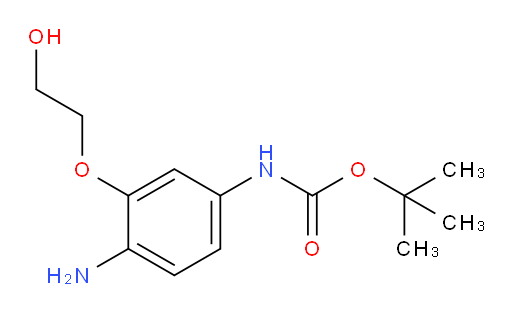 tert-butyl N-[4-amino-3-(2-hydroxyethoxy)phenyl]carbamate