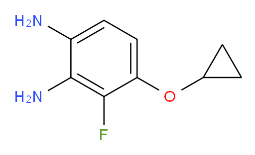 4-cyclopropoxy-3-fluorobenzene-1,2-diamine