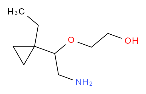 2-[2-amino-1-(1-ethylcyclopropyl)ethoxy]ethan-1-ol