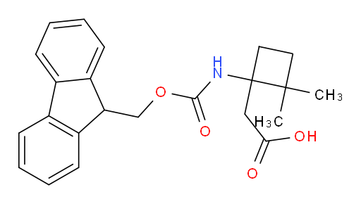 2-[1-({[(9H-fluoren-9-yl)methoxy]carbonyl}amino)-2,2-dimethylcyclobutyl]acetic acid
