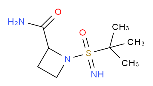 1-[tert-butyl(imino)oxo-lambda6-sulfanyl]azetidine-2-carboxamide