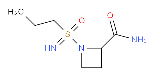 1-[imino(oxo)propyl-lambda6-sulfanyl]azetidine-2-carboxamide