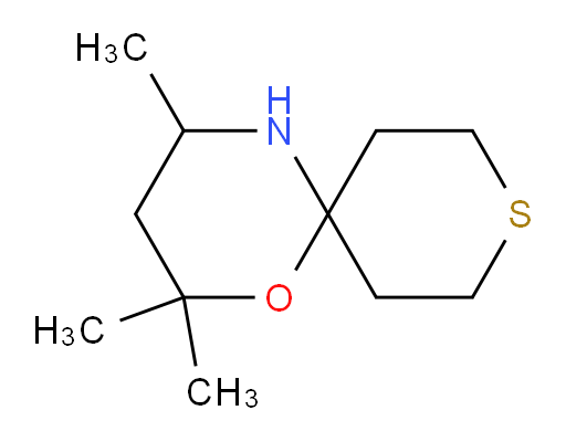 2,2,4-trimethyl-1-oxa-9-thia-5-azaspiro[5.5]undecane