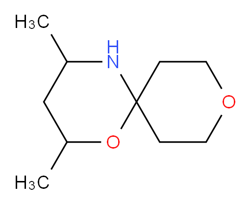 2,4-dimethyl-1,9-dioxa-5-azaspiro[5.5]undecane