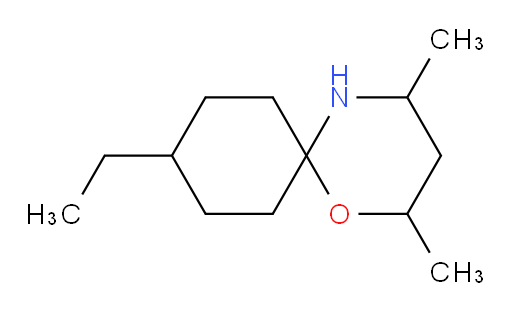 9-ethyl-2,4-dimethyl-1-oxa-5-azaspiro[5.5]undecane