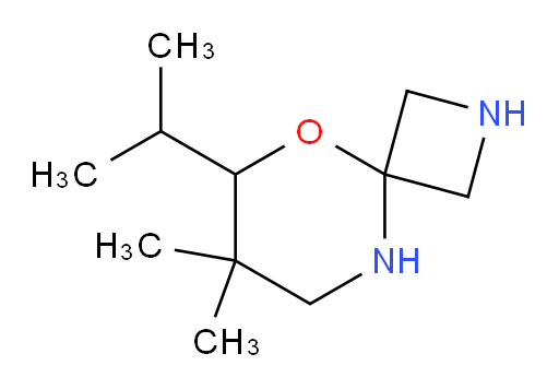 7,7-dimethyl-6-(propan-2-yl)-5-oxa-2,9-diazaspiro[3.5]nonane