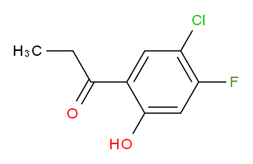 1-(5-chloro-4-fluoro-2-hydroxyphenyl)propan-1-one