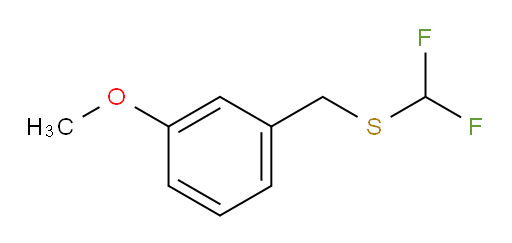 1-{[(difluoromethyl)sulfanyl]methyl}-3-methoxybenzene