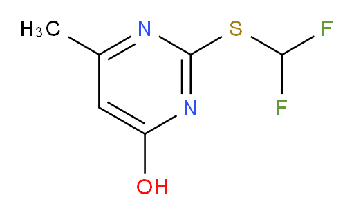 2-[(difluoromethyl)sulfanyl]-6-methylpyrimidin-4-ol