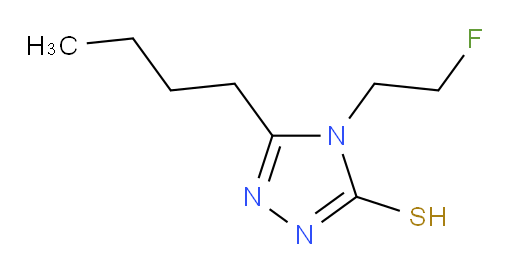 5-butyl-4-(2-fluoroethyl)-4H-1,2,4-triazole-3-thiol