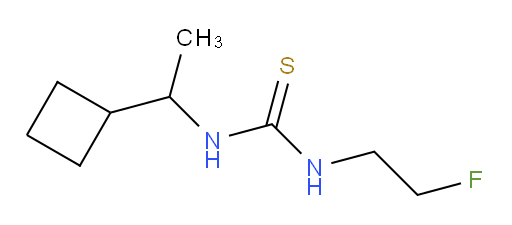 1-(1-cyclobutylethyl)-3-(2-fluoroethyl)thiourea