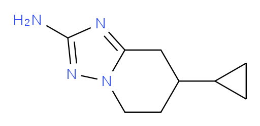 7-cyclopropyl-5H,6H,7H,8H-[1,2,4]triazolo[1,5-a]pyridin-2-amine