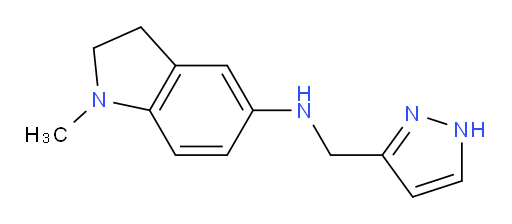 1-methyl-N-[(1H-pyrazol-3-yl)methyl]-2,3-dihydro-1H-indol-5-amine