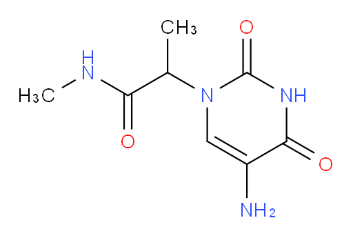2-(5-amino-2,4-dioxo-1,2,3,4-tetrahydropyrimidin-1-yl)-N-methylpropanamide