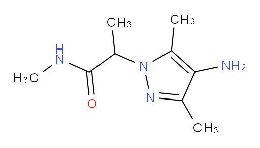 2-(4-amino-3,5-dimethyl-1H-pyrazol-1-yl)-N-methylpropanamide