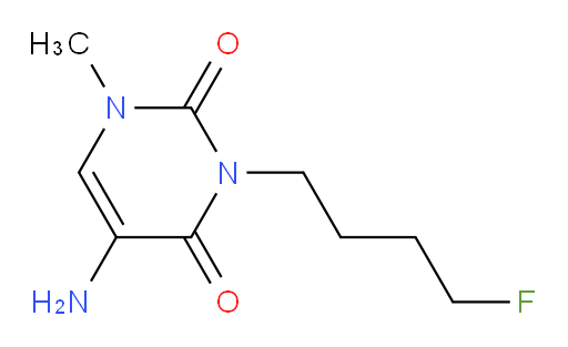 5-amino-3-(4-fluorobutyl)-1-methyl-1,2,3,4-tetrahydropyrimidine-2,4-dione