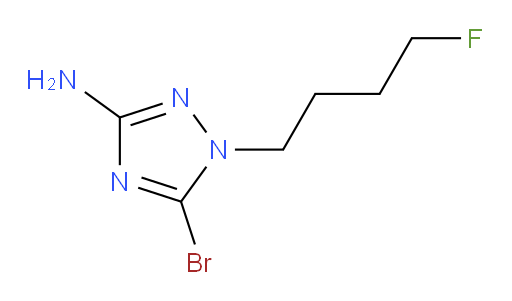 5-bromo-1-(4-fluorobutyl)-1H-1,2,4-triazol-3-amine