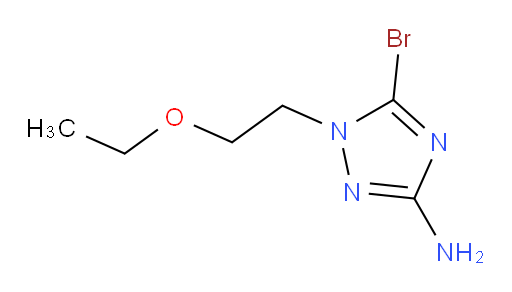 5-bromo-1-(2-ethoxyethyl)-1H-1,2,4-triazol-3-amine