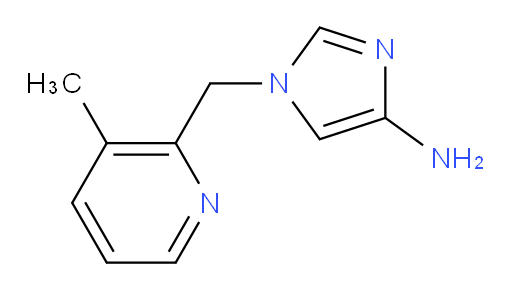 1-[(3-methylpyridin-2-yl)methyl]-1H-imidazol-4-amine
