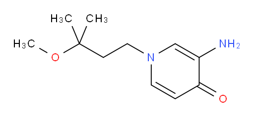 3-amino-1-(3-methoxy-3-methylbutyl)-1,4-dihydropyridin-4-one