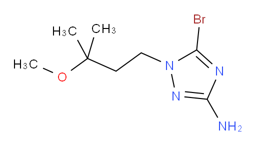 5-bromo-1-(3-methoxy-3-methylbutyl)-1H-1,2,4-triazol-3-amine