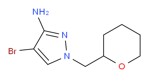 4-bromo-1-[(oxan-2-yl)methyl]-1H-pyrazol-3-amine