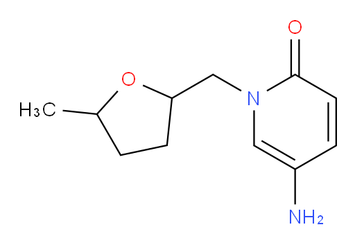 5-amino-1-[(5-methyloxolan-2-yl)methyl]-1,2-dihydropyridin-2-one