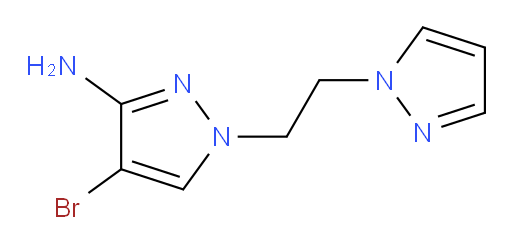 4-bromo-1-[2-(1H-pyrazol-1-yl)ethyl]-1H-pyrazol-3-amine