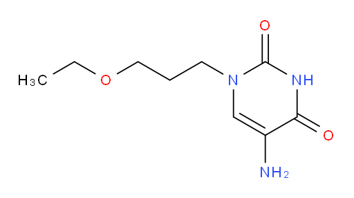5-amino-1-(3-ethoxypropyl)-1,2,3,4-tetrahydropyrimidine-2,4-dione