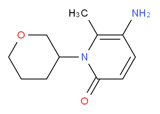 5-amino-6-methyl-1-(oxan-3-yl)-1,2-dihydropyridin-2-one